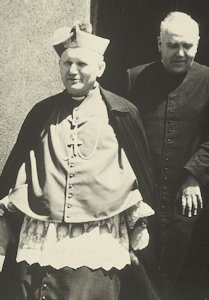 Jaworzno - Karol Wojtyła i ks. Kowalczk - ok. 1964 r.